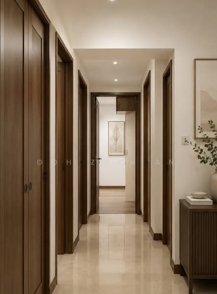 Palm Gardens, 2A Hong San Walk, 3 Bedrooms, 1,206 sqft, Condominium For Sale, by Goh Zhen An, 500175076 - Corridor - PropertyGuru.com.sg