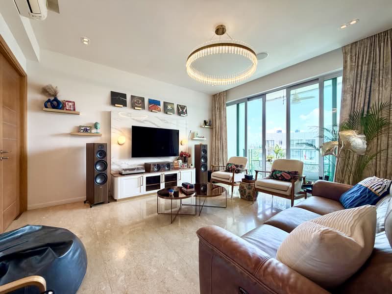 Caribbean at Keppel Bay, 44 Keppel Bay Drive, 3 Bedrooms, 1,356 sqft, Condominium For Sale, by Thea Ng, 500175101 - Living Room - PropertyGuru.com.sg