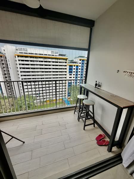 Parc Life, 25 Sembawang Crescent, 2 Bedrooms, 764 sqft, Executive Condominium For Sale, by Joelle Ng, 500175137 - Balcony - PropertyGuru.com.sg