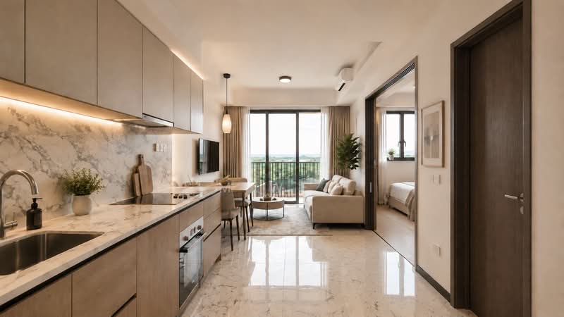 Pasir Ris 8, 8 Pasir Ris Drive 8, 1 Bedroom, 538 sqft, Apartment For Sale, by Lim Weili, 500175143 - Kitchen - PropertyGuru.com.sg
