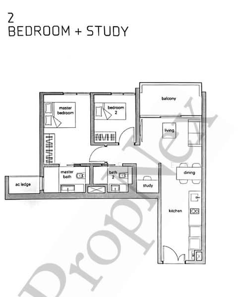 The Panorama, 8 Ang Mo Kio Ave 2, 2 Bedrooms, 786 sqft, Condominium For Sale, by Michael Ser, 500175149 - PropertyGuru.com.sg