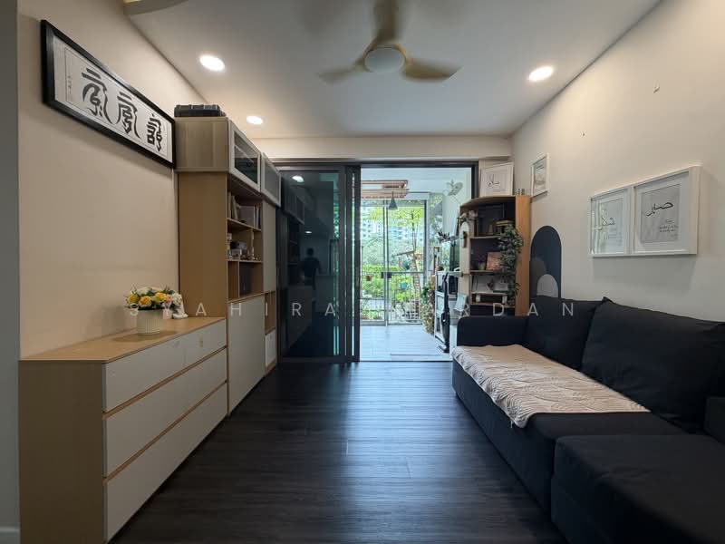 The Terrace, 100 Edgedale Plains, 3 Bedrooms, 1,001 sqft, Executive Condominium For Sale, by Syahira Mardan, 500175160 - Living Room - PropertyGuru.com.sg