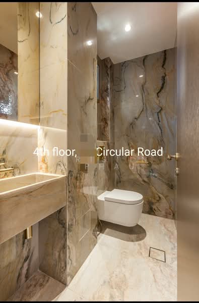 Office Space at Circular Road /Raffles Place for Rent, Circular Road / Raffles Place, Boat Quay / Raffles Place / Marina, 1,087 sqft, Office For Rent, by Christina Phau, 500175187 - Bathroom - CommercialGuru.com.sg