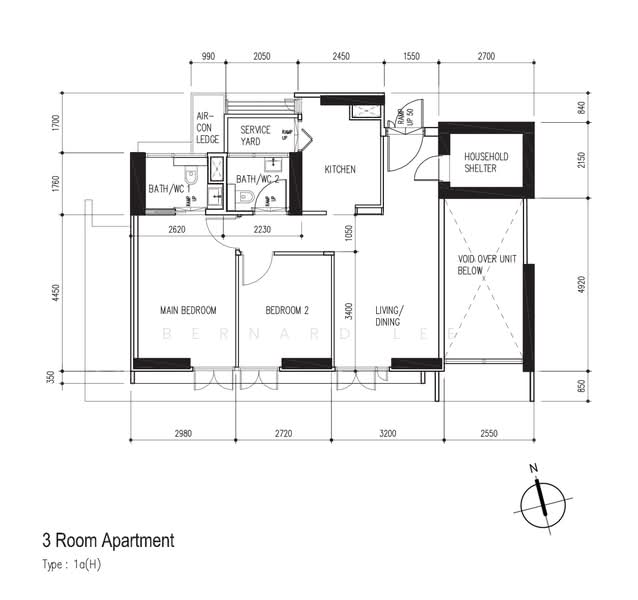 89 Dawson Road, 89 Dawson Road, 2 Bedrooms, 700 sqft, HDB Flat For Sale, by Bernard Lee, 500175194 - PropertyGuru.com.sg
