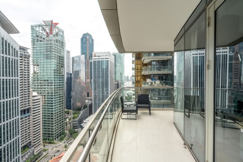 One Shenton, 1 Shenton Way, 4 Bedrooms, 5,651 sqft, Condominium For Sale, by Sharon Jany, 500175198 - Balcony - PropertyGuru.com.sg