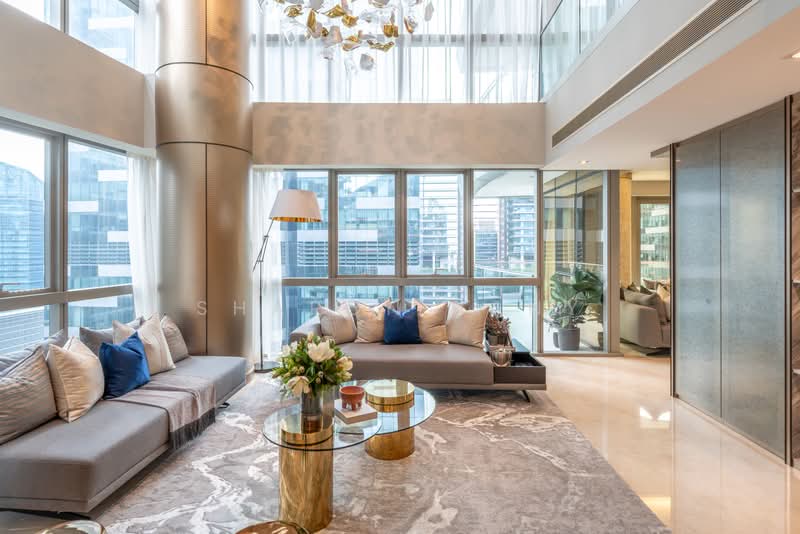 One Shenton, 1 Shenton Way, 4 Bedrooms, 5,651 sqft, Condominium For Sale, by Sharon Jany, 500175198 - Living Room - PropertyGuru.com.sg