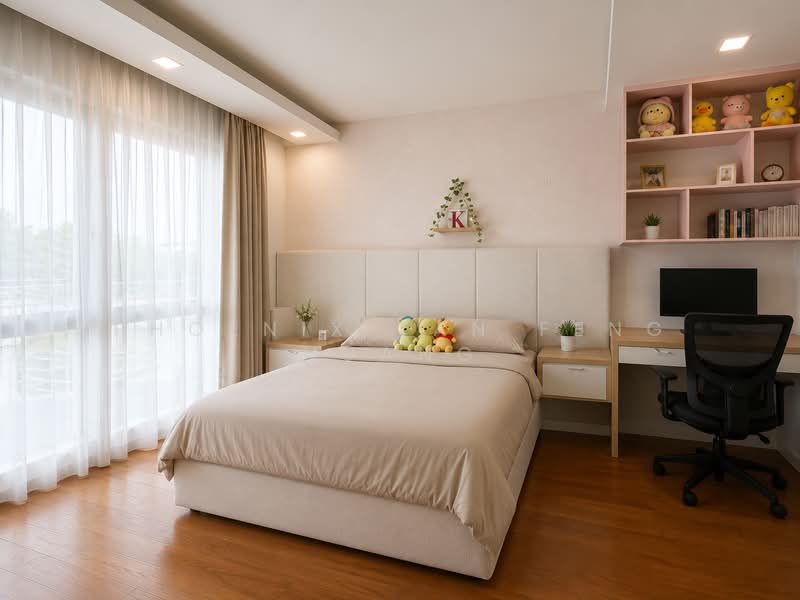 Freehold Wide Frontage Semi-D With Basement, Lift & 6 Ensuites near Serangoon Garden Circles, , 7 Bedrooms, 5,880 sqft, Semi-Detached House For Sale, by Phoenix Tan Feng Huang, 500175204 - Bedroom - PropertyGuru.com.sg