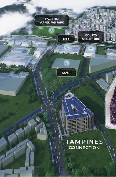 Tampines Connection, 2 Tampines North Drive 4, 2,045 sqft, Factory / Workshop (B2) For Rent, by Mona Chen, 500175205 - Exterior - CommercialGuru.com.sg