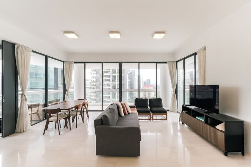 Skyline 360, 68 St. Thomas Walk, 4 Bedrooms, 2,131 sqft, Condominium For Rent, by Mike ., 500175210 - Living Room - PropertyGuru.com.sg