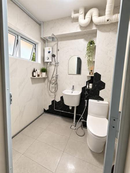 455 Sin Ming Avenue, 455 Sin Ming Avenue, Ang Mo Kio / Bishan / Thomson, 3 Bedrooms, 1,130 sqft, HDB Flat For Sale, by Vanessa Ding, 500175257 - Bathroom - PropertyGuru.com.sg