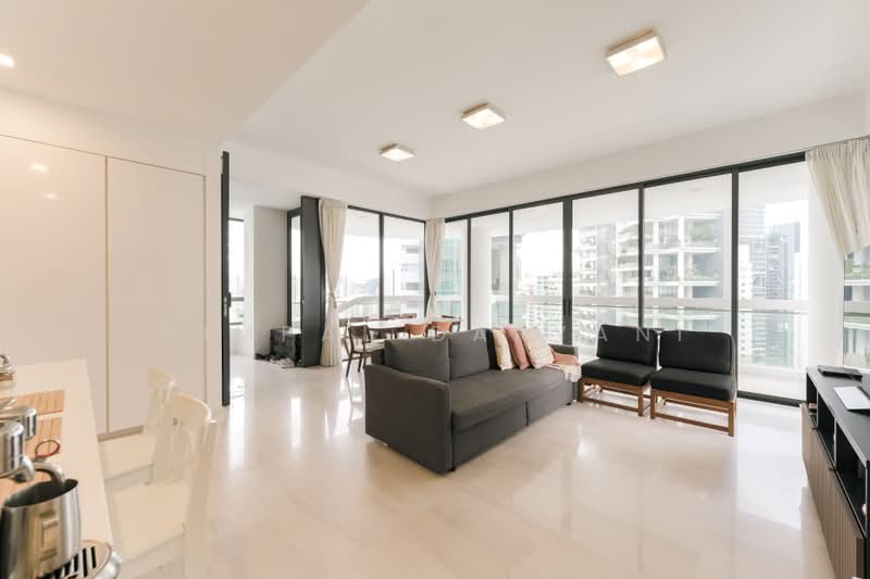 Skyline 360, 70 St Thomas Walk, 4 Bedrooms, 2,131 sqft, Condominium For Rent, by Dimpal Daryani, 500175292 - Living Room - PropertyGuru.com.sg