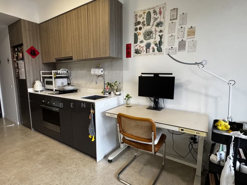 Botanique at Bartley, 231 Upper Paya Lebar Road, 1 Bedroom, 495 sqft, Condominium For Rent, by Benson Wang, 500175365 - Kitchen - PropertyGuru.com.sg