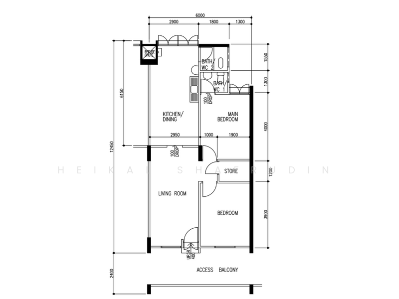 24 Marsiling Drive, 24 Marsiling Drive, 2 Bedrooms, 721 sqft, HDB Flat For Sale, by Heikal Shafrudin, 500175408 - PropertyGuru.com.sg