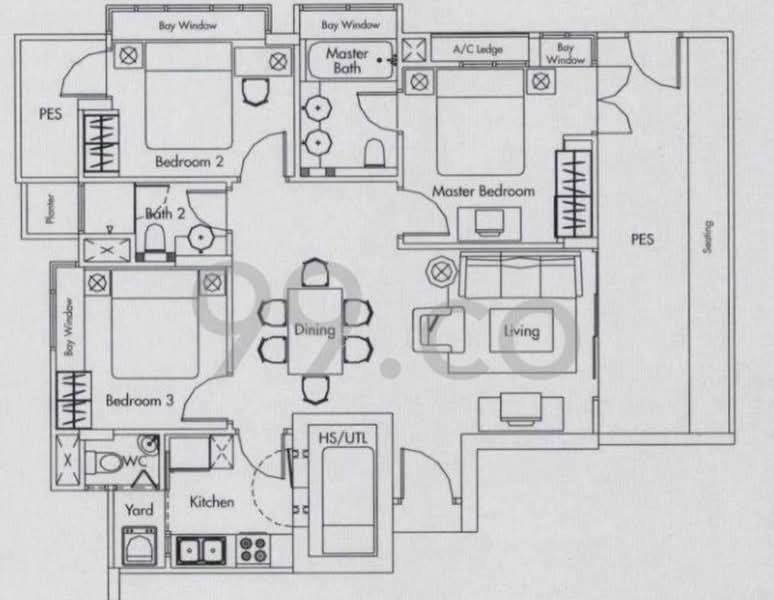 The Calypso, 498 Upper East Coast Road, 3 Bedrooms, 1,119 sqft, Condominium For Sale, by Nicole Ng, 500175460 - PropertyGuru.com.sg