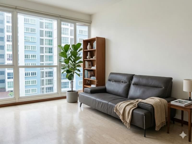 The Dew, 30 Bukit Batok St 21, 3 Bedrooms, 1,302 sqft, Executive Condominium For Rent, by Serene Goh, 500175508 - Living Room - PropertyGuru.com.sg