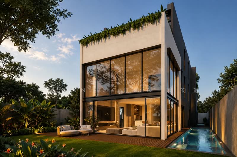 🌟 Brand New Detached | Surrounded by GCB Enclaves | Lift, Pool | Within 1km to Henry Park Primary, , 5 Bedrooms, 10,831 sqft, Detached House For Sale, by Petrine Chua 蔡昀璇, 500175536 - Living Room - PropertyGuru.com.sg
