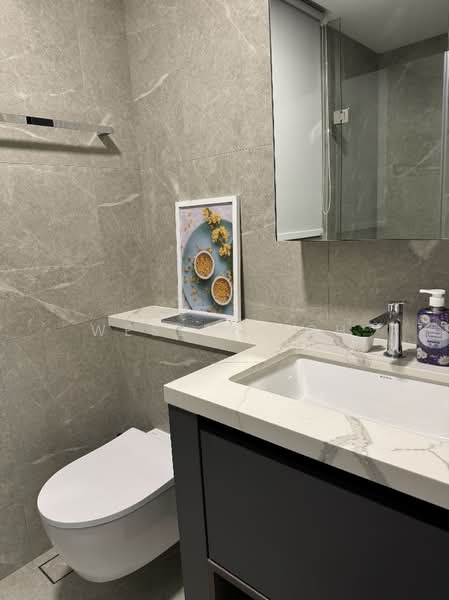One-North Eden, 8 Slim Barracks Rise, Room Rental, 120 sqft, Condominium For Rent, by Wesley Toh, 500175537 - Bathroom - PropertyGuru.com.sg