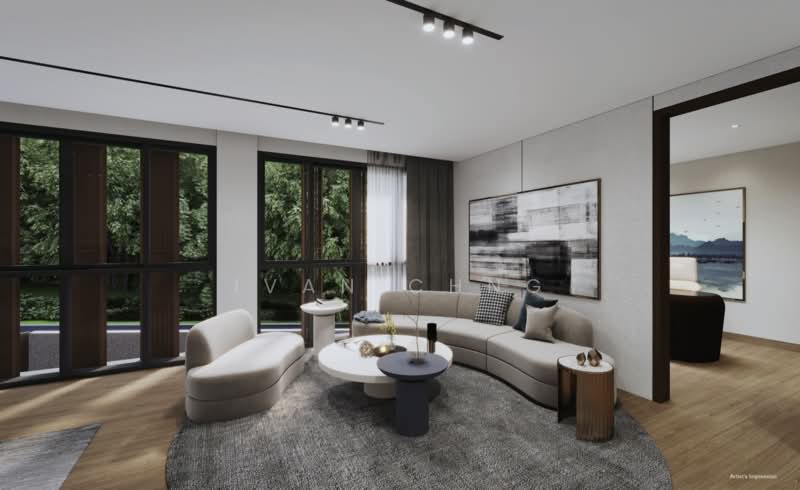 ⭐️⭐️LANDED7772@ Braddell Heights FH Brand New Detached with Lift & Pool near Serangoon MRT, , 6 Bedrooms, 11,060 sqft, Detached House For Sale, by Ivan Chng, 500175564 - Master Bedroom Lounge - PropertyGuru.com.sg