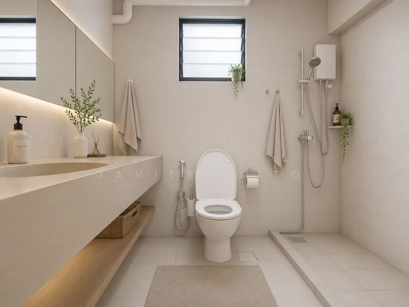 536 Woodlands Drive 14, 536 Woodlands Drive 14, 3 Bedrooms, 1,345 sqft, HDB Flat For Sale, by Javiers Sito, 500175572 - Bathroom - PropertyGuru.com.sg