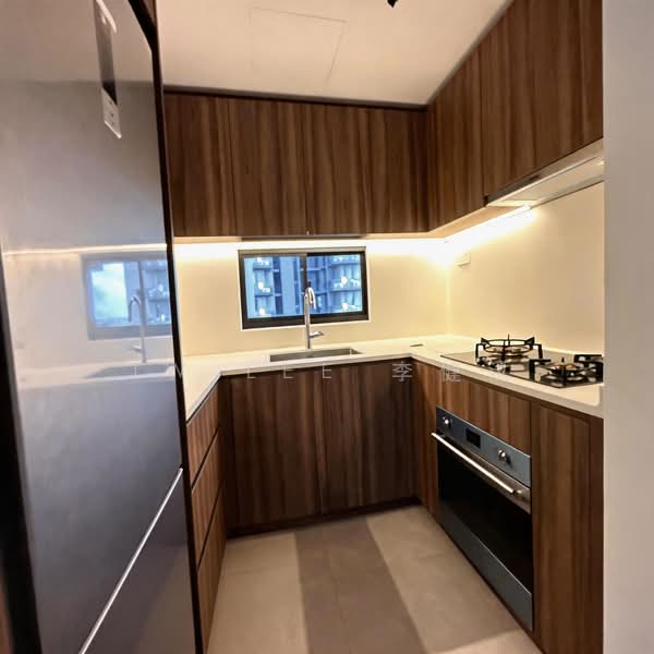 Lentor Modern, 5 Lentor Central, 3 Bedrooms, 969 sqft, Condominium For Rent, by JW Lee 李健汶, 500175602 - Kitchen - PropertyGuru.com.sg