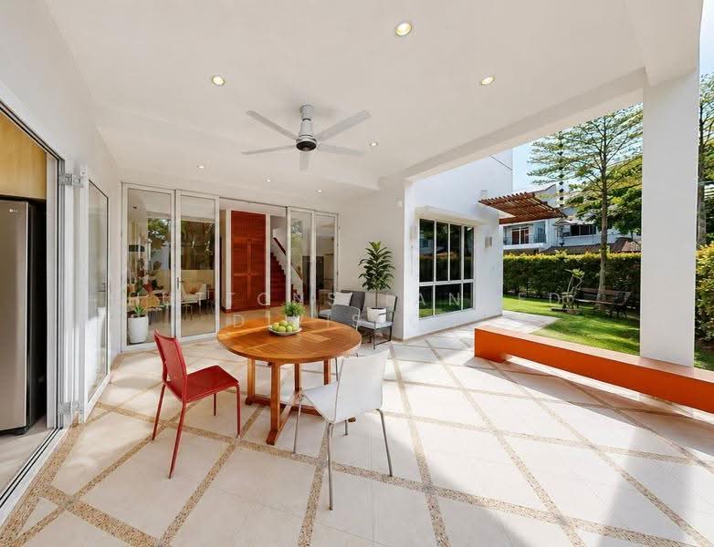 Mandarin Park, Clementi Park / Upper Bukit Timah, 6 Bedrooms, 5,000 sqft, Semi-Detached House For Sale, by Jasline Lim, 500175609 - Alfresco Dining Area - PropertyGuru.com.sg