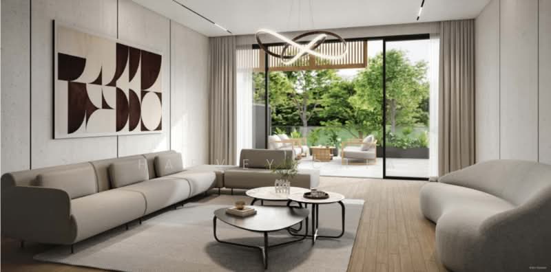 Brand new terraces in D26, , 5 Bedrooms, 5,697 sqft, Terraced House For Sale, by Harvey Chia, 500175637 - Living Room - PropertyGuru.com.sg