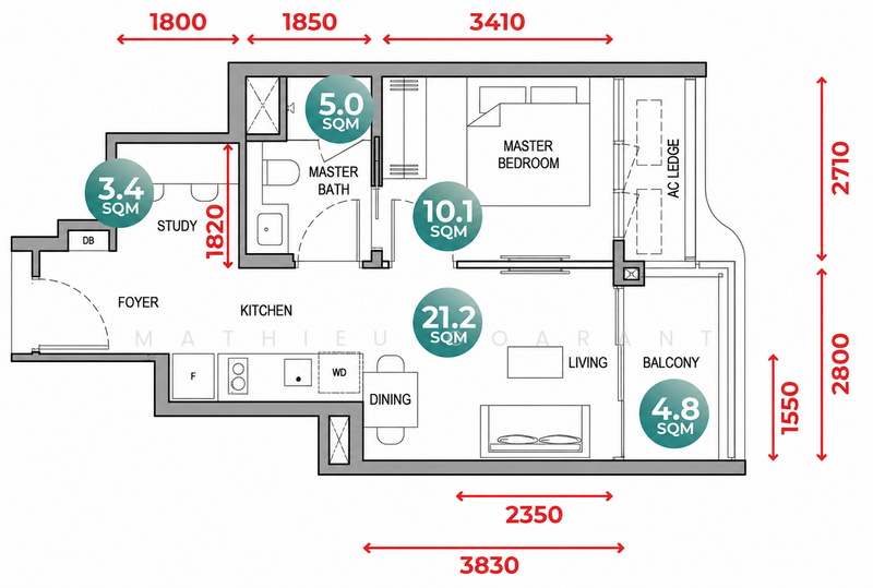 Vela Bay, Bayshore Road, 1 Bedroom, 484 sqft, Condominium For Sale, by Mathieu GOARANT, 500175649 - PropertyGuru.com.sg
