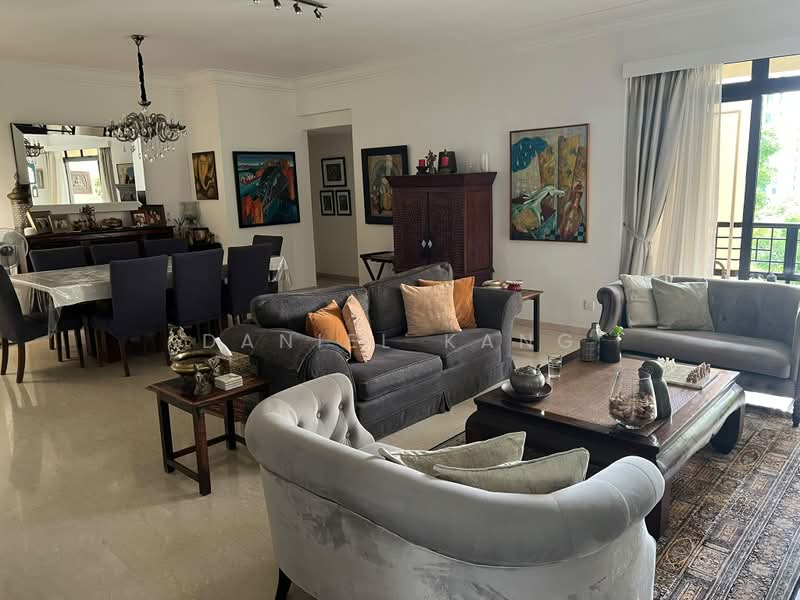 Pinewood Gardens, 21 Balmoral Park, 3 Bedrooms, 1,640 sqft, Condominium For Rent, by Daniel Kang, 500175674 - Living Room - PropertyGuru.com.sg
