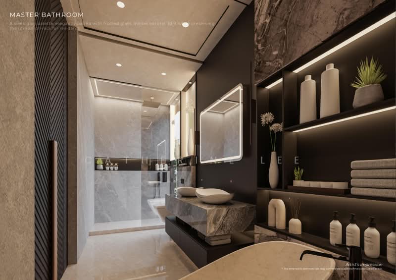 ★Eminence Landed★Brand New Detached @ Duchess Road, Duchess Ave, Coronation Rd, Tan Kah Kee MRT, Duchess Road, Duchess Ave, Coronation Road, 7 Bedrooms, 9,346 sqft, Detached House For Sale, by Catherine Lee, 500175680 - Bathroom - PropertyGuru.com.sg