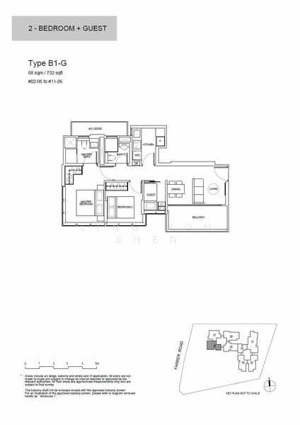Wilshire Residences, 30 Farrer Road, 2 Bedrooms, 743 sqft, Condominium For Sale, by Ling Poh Shen, 500175693 - PropertyGuru.com.sg