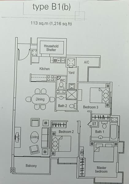 The Warren, 55 Choa Chu Kang Loop, 3 Bedrooms, 1,216 sqft, Apartment For Sale, by Jose Loh Zhenhao, 500175719 - PropertyGuru.com.sg