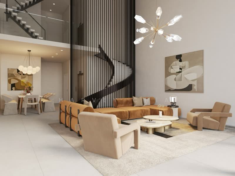 Brand new Intermediate terrace house in D12, , 5 Bedrooms, 5,425 sqft, Terraced House For Sale, by Harvey Chia, 500175790 - Living Room - PropertyGuru.com.sg
