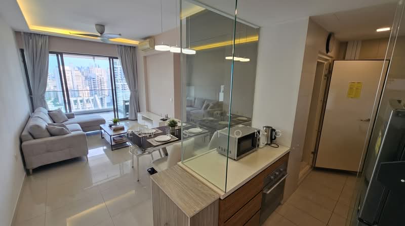 The Mezzo, 205 Balestier Road, 2 Bedrooms, 840 sqft, Apartment For Rent, by Lewis Tong, 500175866 - Living Room - PropertyGuru.com.sg