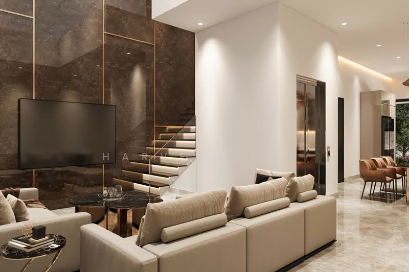 Brand new terraces at D15, , 5 Bedrooms, 5,185 sqft, Terraced House For Sale, by Harvey Chia, 500175867 - Living Room - PropertyGuru.com.sg