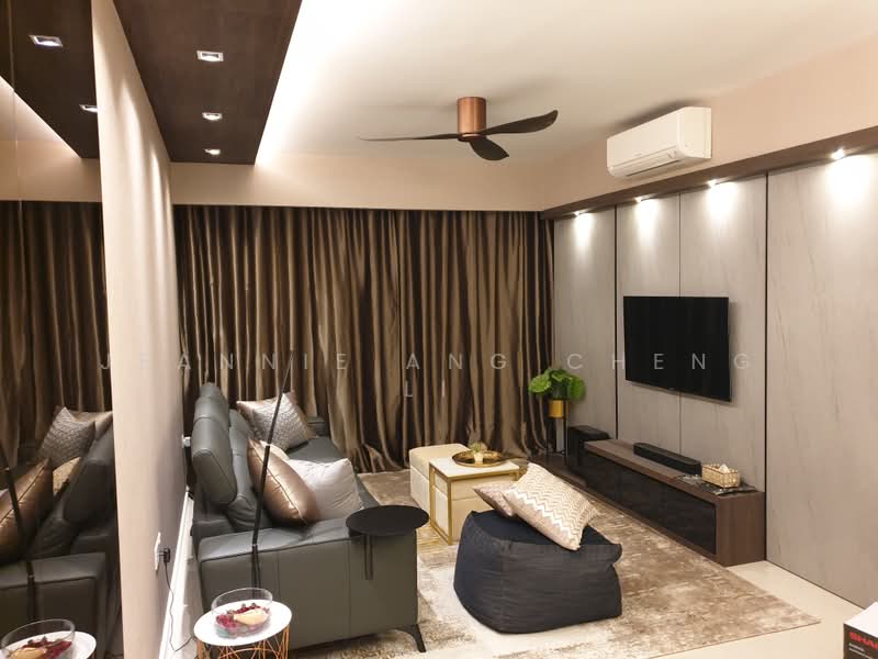 Hundred Palms Residences, 262 Yio Chu Kang Road, 5 Bedrooms, 1,528 sqft, Executive Condominium For Rent, by Jeannie Ang Cheng Li, 500175929 - Living Room - PropertyGuru.com.sg