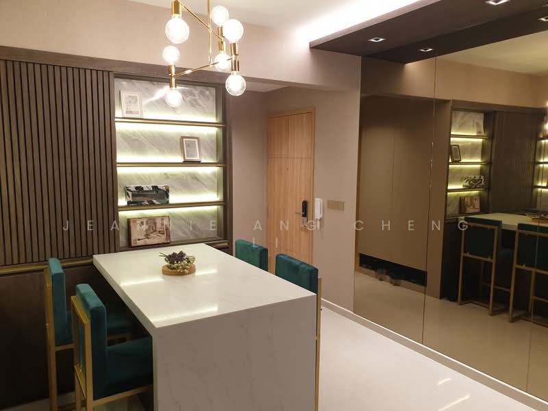 Hundred Palms Residences, 262 Yio Chu Kang Road, 5 Bedrooms, 1,528 sqft, Executive Condominium For Rent, by Jeannie Ang Cheng Li, 500175929 - Dining Room - PropertyGuru.com.sg