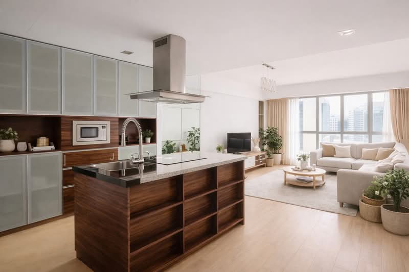 The Clift, 21 McCallum Street, 1 Bedroom, 527 sqft, Apartment For Sale, by Joshua Foo, 500175952 - Kitchen - PropertyGuru.com.sg