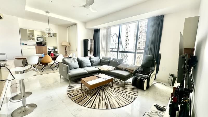 Reflections at Keppel Bay, 29 Keppel Bay View, 2 Bedrooms, 1,120 sqft, Condominium For Rent, by Serene Gan 顏詩玲, 500175956 - Living Room - PropertyGuru.com.sg
