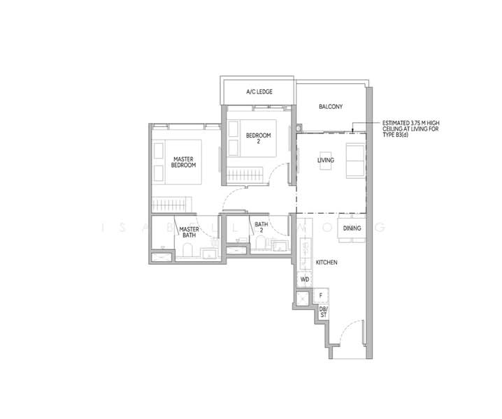 Union Square Residences, 28 Havelock Road,, 2 Bedrooms, 721 sqft, Condominium For Sale, by Isabelle Wong 黄凤鸣, 500175978 - PropertyGuru.com.sg