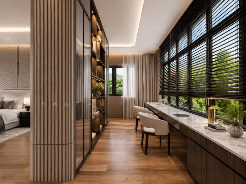 ⭐️RARE ELEVATED BRAND NEW 3.5-STY HSE @ WATTEN ESTATE | WITHIN 1 KM OF RGPS | NEAR PARK & AMENITIES, Watten Estate Road Hillcrest Shelford Greenwood Greenmead Greenpark Oriole Sunset Cassia Ash Linden Pine Vanda Eng Neo Camden Chee Hoon Dunearn Ross Leyden Asuhan University Kheam Hock Unggas Bahasa Tempua Trevose Dalkeith Berrima Camborne Harlyn Fir, 6 Bedrooms, 9,614 sqft, Detached House For Sale, by Damian Tan 陈係赈, 500175982 - Master Bedroom - PropertyGuru.com.sg