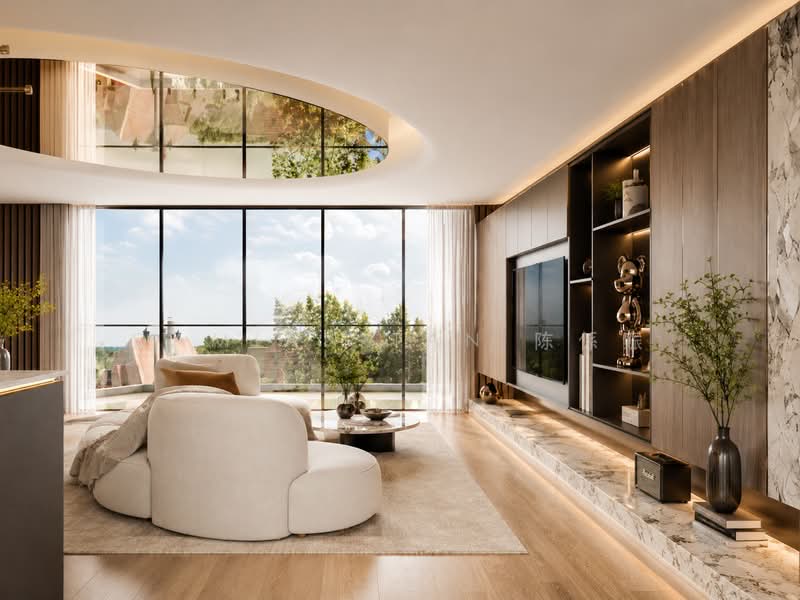 ⭐️RARE ELEVATED BRAND NEW 3.5-STY HSE @ WATTEN ESTATE | WITHIN 1 KM OF RGPS | NEAR PARK & AMENITIES, Watten Estate Road Hillcrest Shelford Greenwood Greenmead Greenpark Oriole Sunset Cassia Ash Linden Pine Vanda Eng Neo Camden Chee Hoon Dunearn Ross Leyden Asuhan University Kheam Hock Unggas Bahasa Tempua Trevose Dalkeith Berrima Camborne Harlyn Fir, 6 Bedrooms, 9,614 sqft, Detached House For Sale, by Damian Tan 陈係赈, 500175982 - Entertainment Room - PropertyGuru.com.sg
