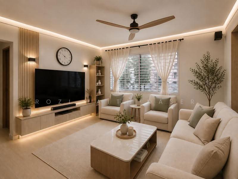 323 Woodlands Street 32, 323 Woodlands Street 32, Admiralty / Woodlands, 4 Bedrooms, 1,754 sqft, HDB Flat For Sale, by Rozi Faith Naser, 500175983 - Living Room Insp - PropertyGuru.com.sg