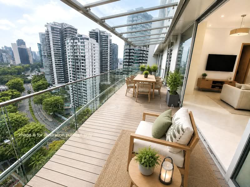 Newton Imperial, 24 Newton Road, 3 Bedrooms, 1,938 sqft, Apartment For Sale, by Lock Sau Lai, 500176029 - Balcony - PropertyGuru.com.sg