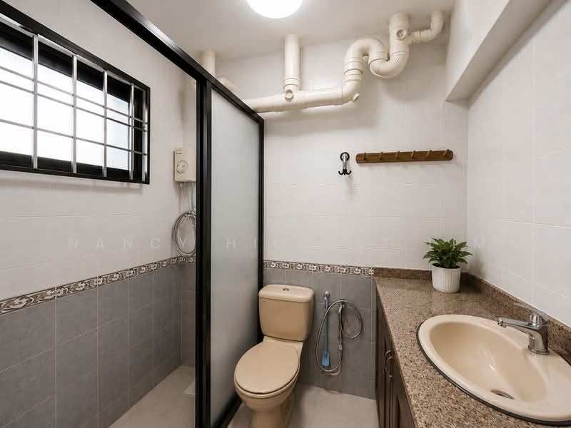 201A Compassvale Drive, 201A Compassvale Drive, 3 Bedrooms, 990 sqft, HDB Flat For Sale, by Nancy Hidajat Lim, 500176044 - Bathroom - PropertyGuru.com.sg