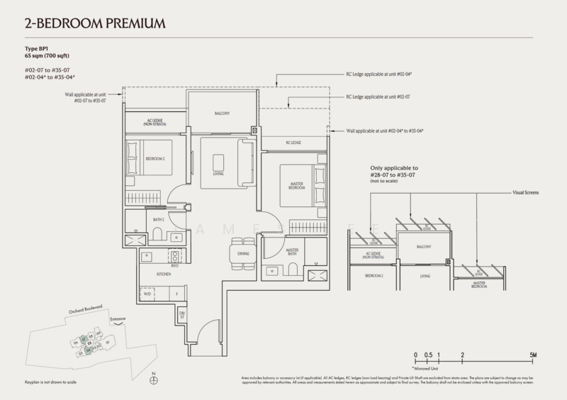 UPPERHOUSE at Orchard Boulevard, 22 Orchard Boulevard, 2 Bedrooms, 700 sqft, Condominium For Sale, by James Lee, 500176069 - PropertyGuru.com.sg