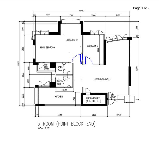 18 Jalan Tenteram, 18 Jalan Tenteram, 3 Bedrooms, 1,130 sqft, HDB Flat For Sale, by Joanne Sum, 500176102 - PropertyGuru.com.sg