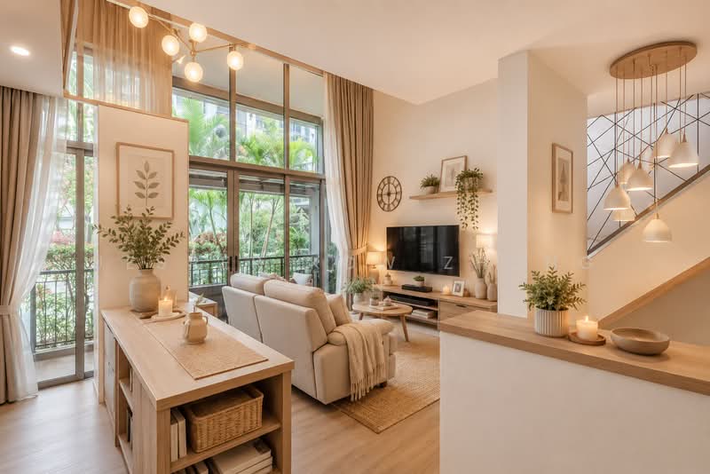 Riverbank at Fernvale, 15 Fernvale Close, 2 Bedrooms, 1,216 sqft, Condominium For Sale, by Jesper Kow Zhong Jun, 500176115 - Living Room - PropertyGuru.com.sg