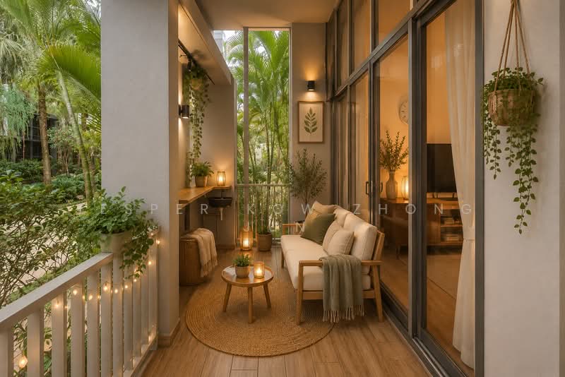 Riverbank at Fernvale, 15 Fernvale Close, 2 Bedrooms, 1,216 sqft, Condominium For Sale, by Jesper Kow Zhong Jun, 500176115 - Balcony - PropertyGuru.com.sg