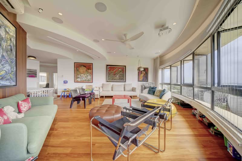 Freehold | Panaromic greenery view in Orchard / Ardmore / Draycott, , 4 Bedrooms, 2,637 sqft, Condominium For Sale, by Jas Wong, 500176117 - Living Room - PropertyGuru.com.sg