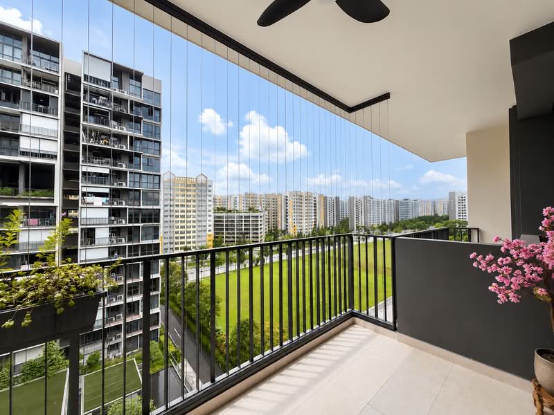 iNz Residence, 68 Choa Chu Kang Avenue 5, 3 Bedrooms, 990 sqft, Executive Condominium For Sale, by Jason Ng, 500176143 - Balcony - PropertyGuru.com.sg